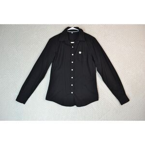 Cinch Women's Small Black Button Down Long Sleeve Western Shirt